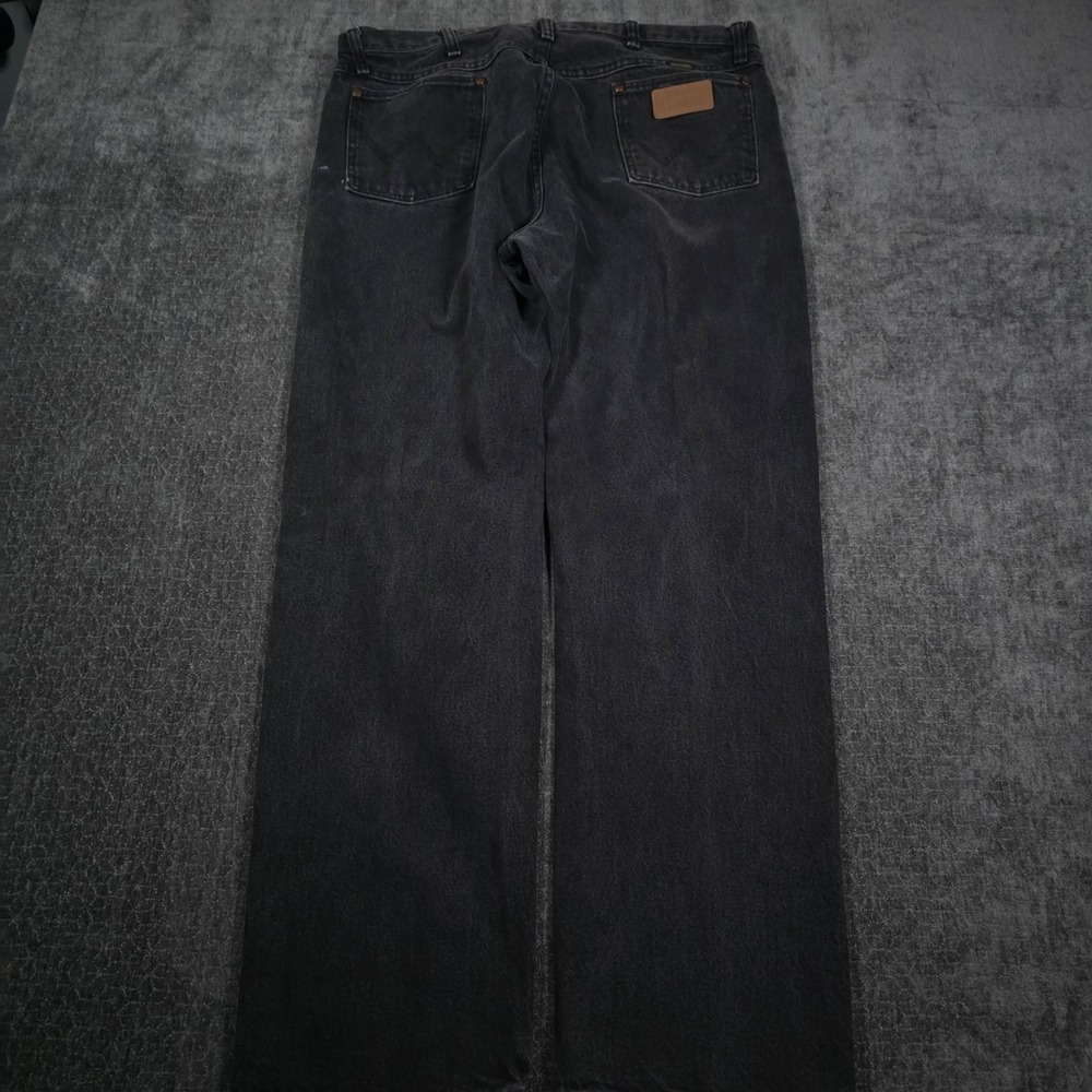 Wrangler Jeans Mens 37x30 Black Cowboy Cut Original Fit 13MWZWK Denim Pants
